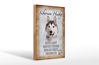 Holzschild Spruch 20X30 Cm Siberian Husky Hund Geschenk Deko Schild Wooden Sign