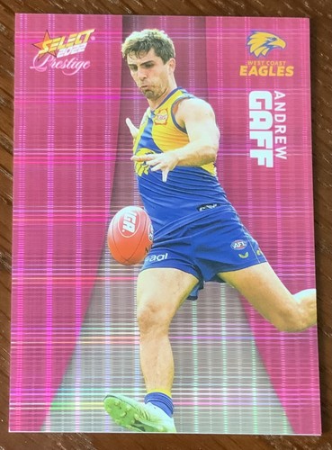 2022 SELECT PRESTIGE PINK PARALLEL #146 ANDREW GAFF 301/325 - WEST COAST EAGLES