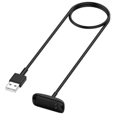 Cavo Di Ricarica Per Fitbit Inspire 3 - ELECTRO-WEIDEWORLD - Caricabatterie USB Portatile 1 Metro - Nero - 2