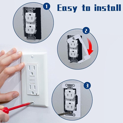 10pcs Stainless Steel Wall Plate Spacer Rustproof Shims Leveler