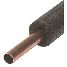 1 in. x 1/2 in. Thick Wall x 6 ft. Bulk Self Seal Foam Pipe Insulation - pack of
