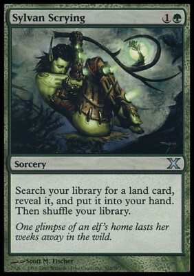 Sylvan Scrying ~ Zehnte Ausgabe [ausgezeichnet] [Magic MTG]