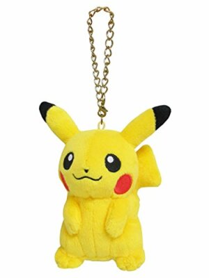 Sanei Portachiavi Peluche Bambola Pokemon Tutti Star Collezione Pikachu  Nuovo Da 4905330037138
