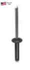 Split Type Rivet 3/16 Diameter 5/16 to 15/64 Grip , 100 Pack