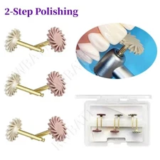 Dental Composite Polishing Wheel Kit 2-Step Polishing Diamond System RA Disc