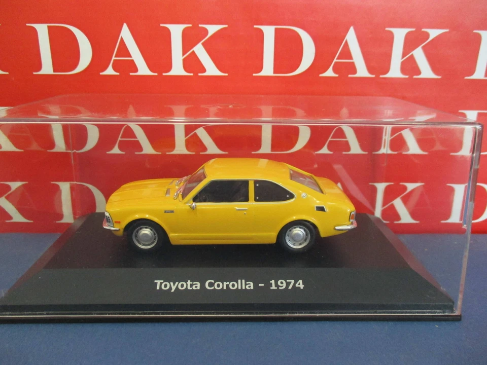 Die cast 1/43 Modellino Auto Toyota Corolla Gialla 1974 - Immagine 4 di 4