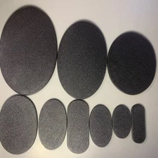 Oval Bases Tabletop Warhammer 40k  AoS Wargames various Sizes | Colors