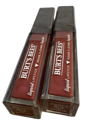 2 burts bees liquid lipstick 814 primrose pool 0.2oz ea