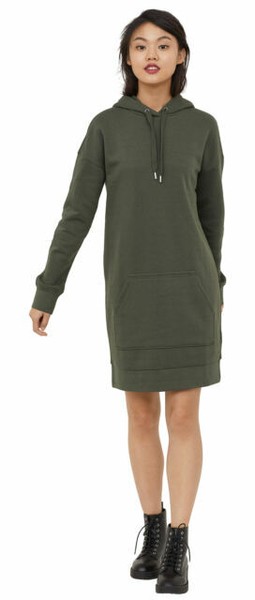 H&M Hooded Women's Sweater Dress in Dark Green, Size - 2 for sale online | eBay