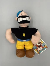 Vtg 1999 - Popeye Brutus Bean Pellets Plush Doll 9” CVS EXCLUSIVE Stuffins READ
