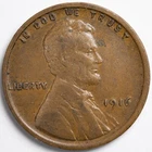 1916-P Lincoln Wheat Penny Cent Extremely Fine (XF/EF), Philadelphia Mint