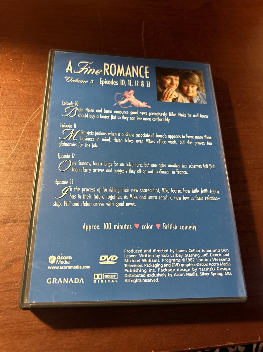 A Fine Romance - Boxed Set (DVD, 2004, 6-Disc Set) 54961710997| eBay