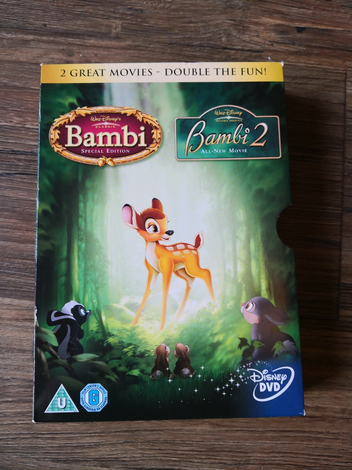 Bambi & Bambi 2 -The Great Prince of the Forest DVD (2006) Bambi  new. Free Post