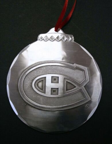 MONTREAL CANADIENS METAL CHRISTMAS ORNAMENT by WENDALL AUGUST - Picture 1 of 2