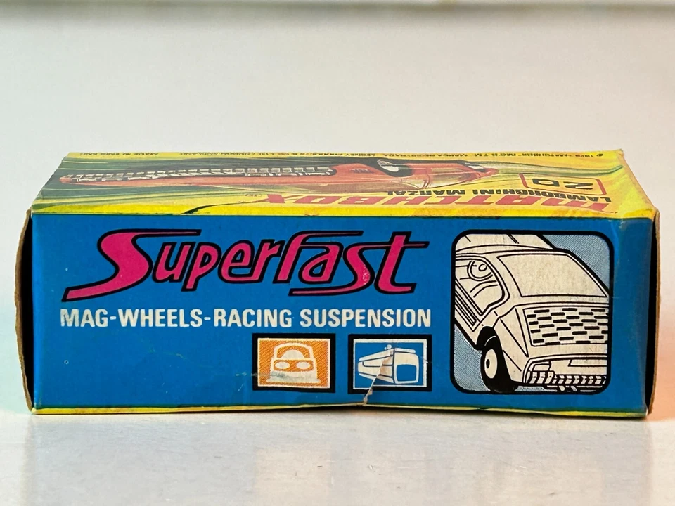 Matchbox Superfast No. Lamborghini Marzal 20 con caja original Foto 2 de 4