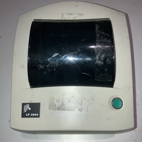 Zebra LP 2844 Label Thermal Printer USB SERIAL 2844-20300 TESTED (NO PSU/CABLES)