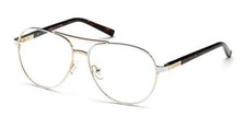 GUESS GU3029 White Gold 021 Aviator Metal Eyeglasses Frame 53-14-135 eyecandy