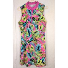 New Tommy Bahama Golf tropical performance dress Size Large Tennis Resort Active