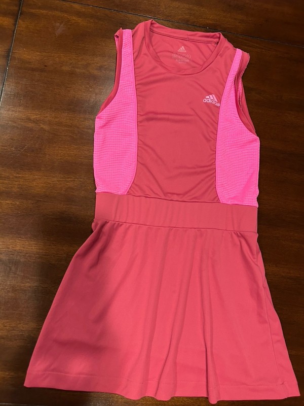 Adidas AEROREADY Athletic Dress Girls 9-10 Yr. Old, Sleeveless, Tennis-Sport