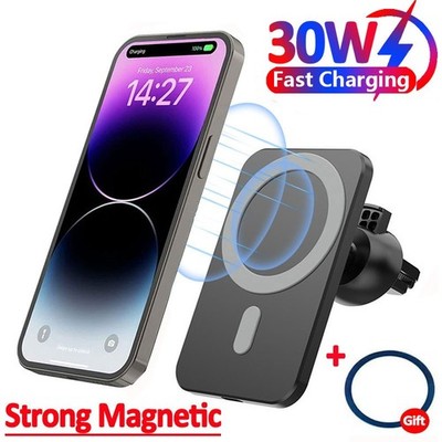 Auto MagSafe Wireless Charger iPhone 14 13 12 Pro Max Handyhalterung Ladegerät 