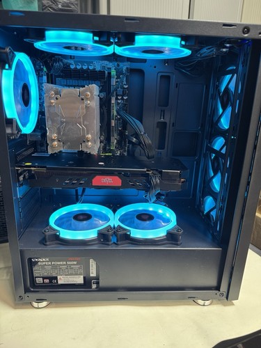 Gaming PC Desktop, Radeon RX 580 32G GDDR5, Intel Xeon 2680 256SSD 500HDD (fast) - Picture 2 of 11