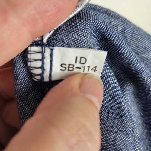 Camicia donna Susan Bristol in denim con colletto impreziosito taglia small cotone - Foto 13 di 13