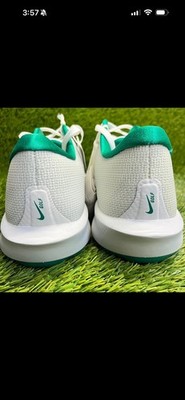 Nike Air Zoom Infinity Tour 2 Mens Size 10 White Green Running Golf Cleats Shoes