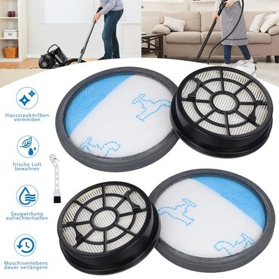 4x Filter Ersatz für Rowenta RO29xx Compact Power ZR904301 Cyclonic Staubsauger