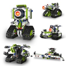 STEM Robotics Kit for Kids Ages 8-12,5 In1 Robot Building Kit Toys,337 Pcs Bl...