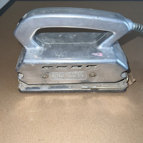 Vintage WEN Model 310 Power Sander 1/3 Sheet Aluminum Cast USA - 第 1/3 張圖片