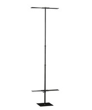 Full Adjustable Double Sided Metal Banner Stand 24'' Wide Display Holder