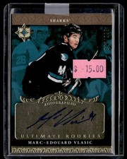 2006-07 ultimate auto /299 Marc-Edouard Vlasic San Jose Sharks #129