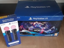 Sony PlayStation 4 VR Headset Bundle Boxed Ps4 Move Controllers Charging Dock