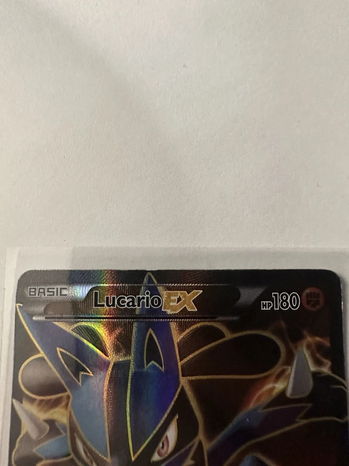 Lucario EX 107/111 XY Furious Fists 2014 Full Art Holo Pokémon Card TCG - Image 3 of 4