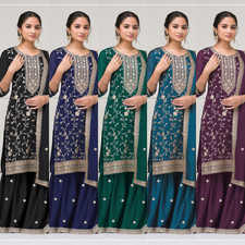 SALWAR KAMEEZ INDIAN WEDDING PAKISTANI PARTY WEAR DRESS SHARARA BOLLYWOOD SUIT