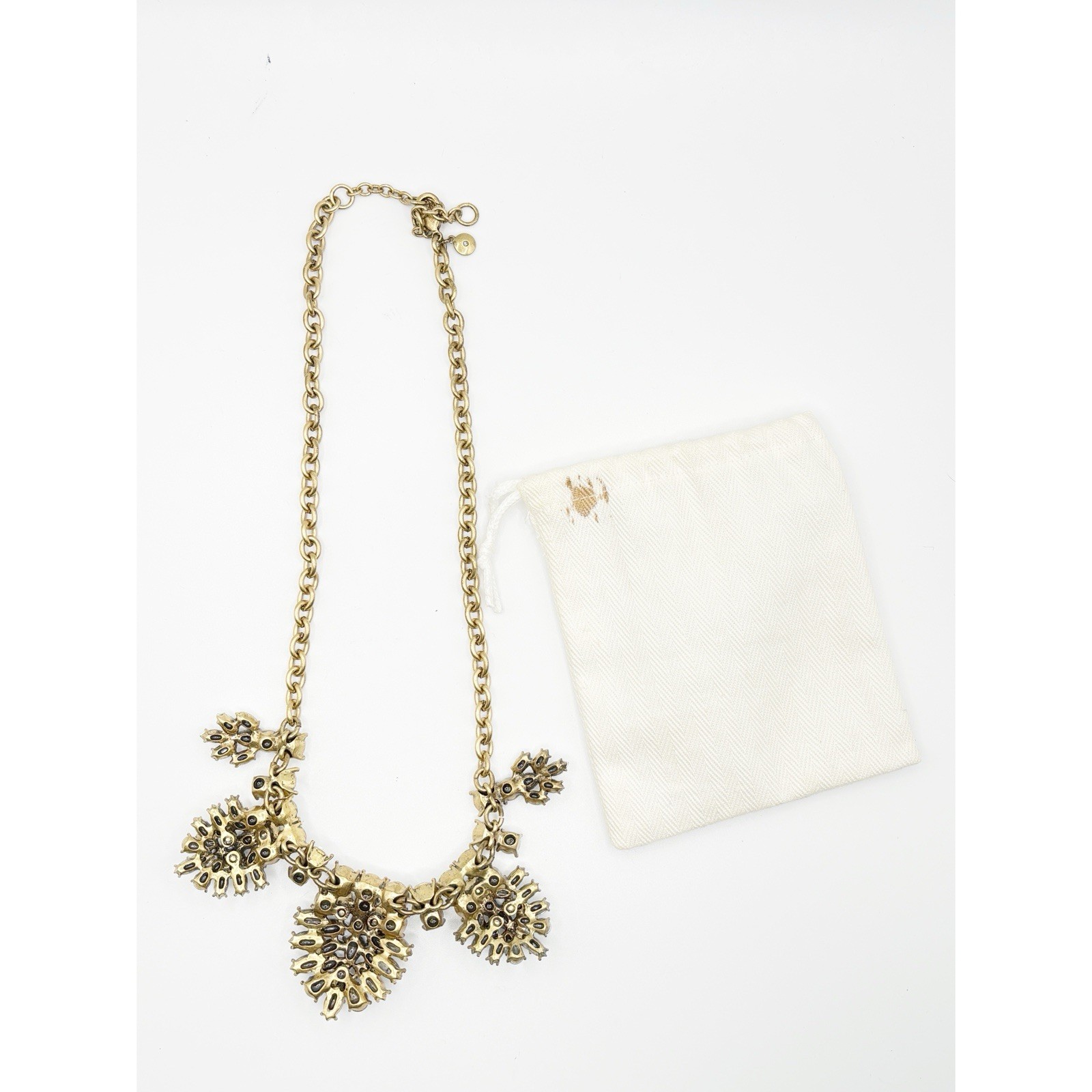 J.Crew Crystal Statement Necklace EUC - image 2
