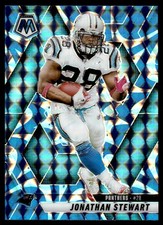 2025 Panini Mosaic Reactive Blue Jonathan Stewart Carolina Panthers #17 Prizm