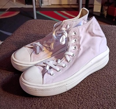 Converse Chuck Taylor All Star Move High Top, color: Pale Amethyst color sz 10