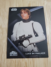 2022 Topps Black Chrome Star Wars LUKE SKYWALKER 5 Card
