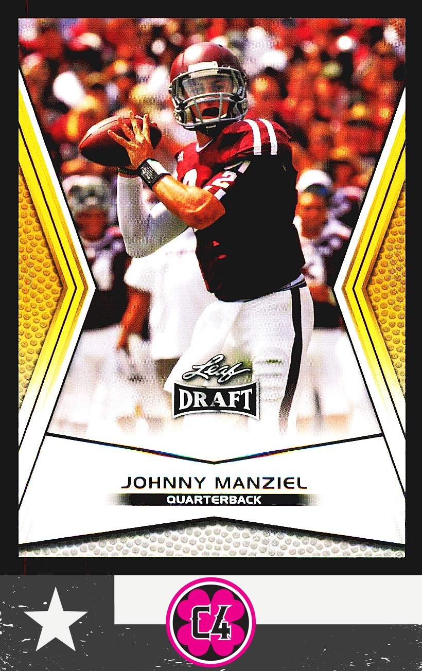 2014 Leaf Draft Johnny Manziel Gold RC #JM1 Texas A&M Aggies