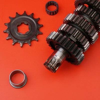 1998 94-98 KAWASAKI KX250 KX 250 Transmission Gears Shaft Shift