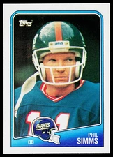 Phil Simms, 1988 Topps, #272, New York Giants,