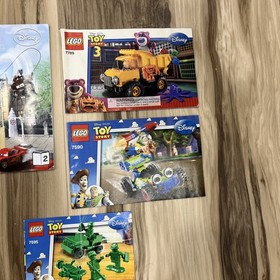 LEGO INSTRUCTIONS LOT TOY STORY LEGO MOVIE CARS 8639 7594 7593 8424 8423