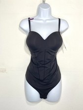 NWT Maidenform Women's 2XL Firm Control Tummy-Shaping Thong Bodysuit DMS131