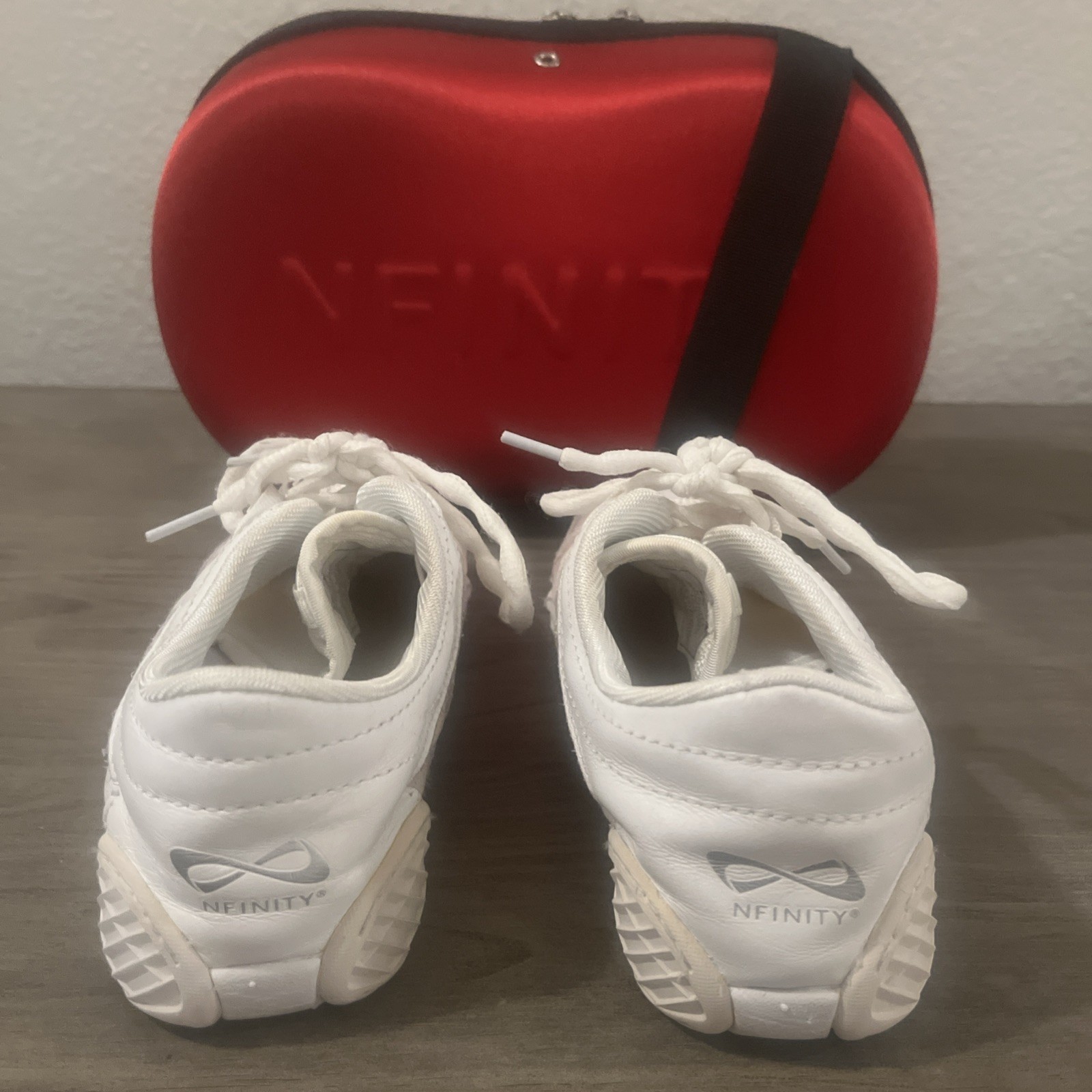 Nfinity Evolution Cheerleading White Leather Comp… - image 5