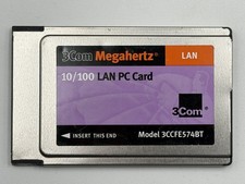 3Com 10/100 PCMCIA Ethernet LAN PC Card Only 3CCFE574BT