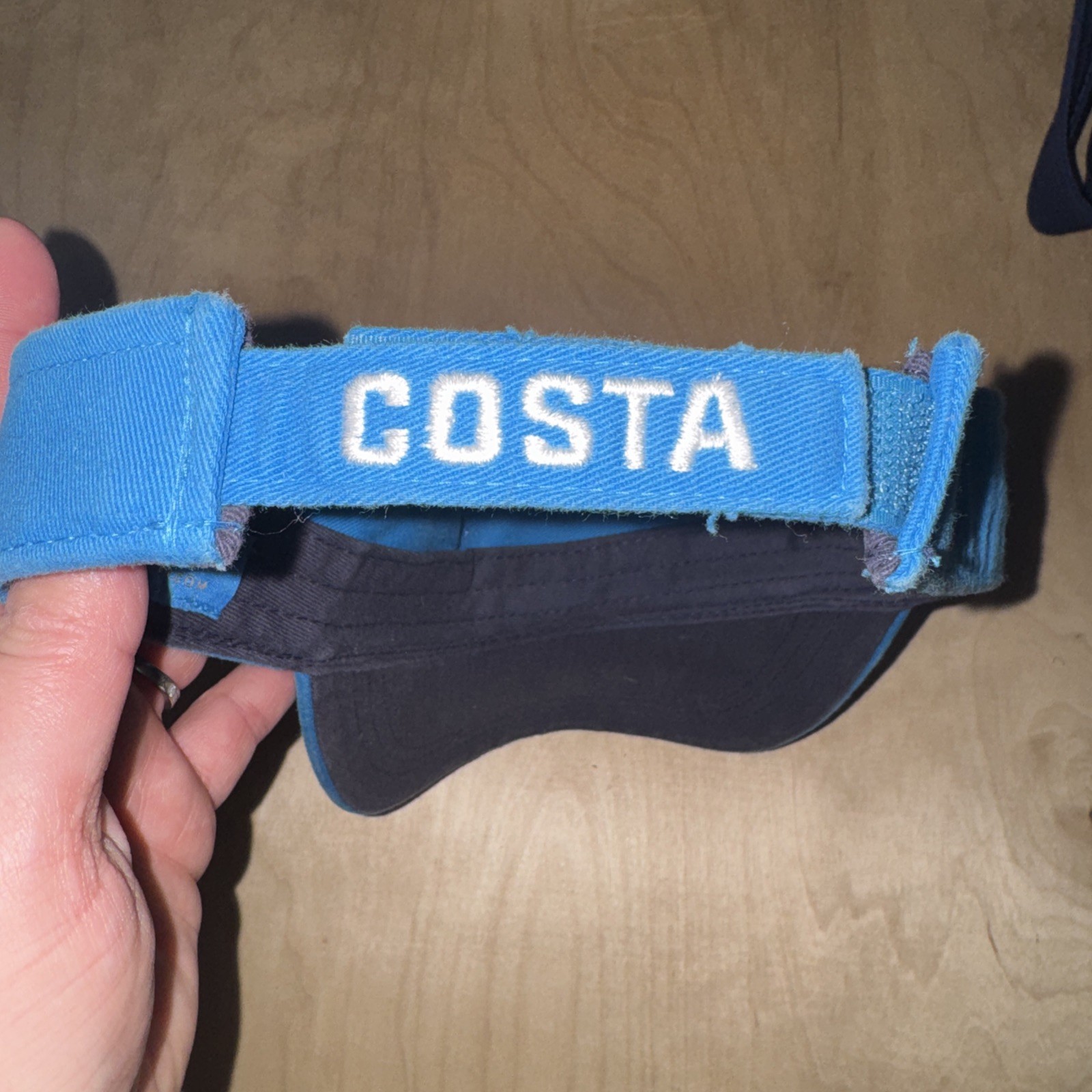 Blue Costa Adjustable Visor Hat - image 3