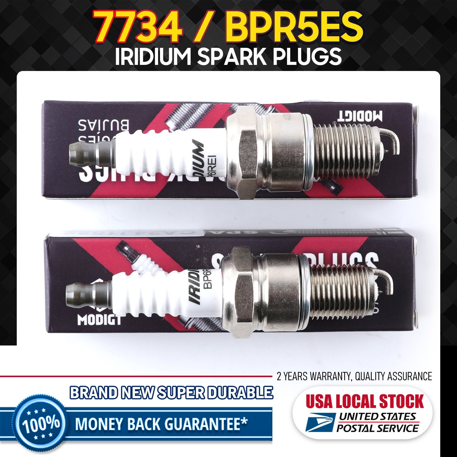 4 Pcs OEM Replacement For NGK 7734 / BPR5ES Premium Iridium IX Spark Plugs NEW