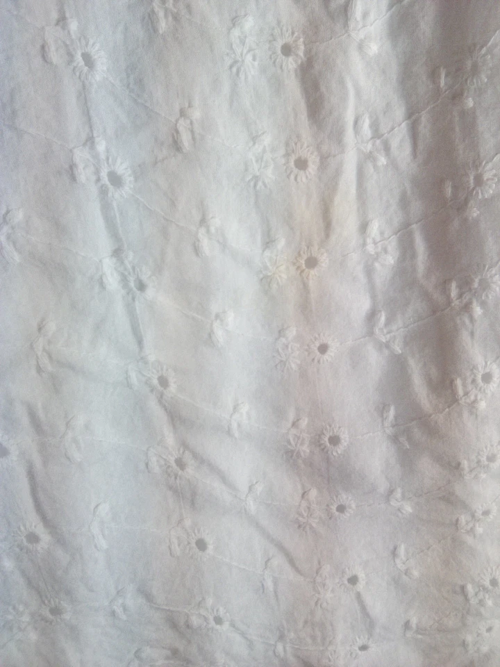 Girls Size 16 GEORGE White Eyelet Lace Dress - Image 2 of 4