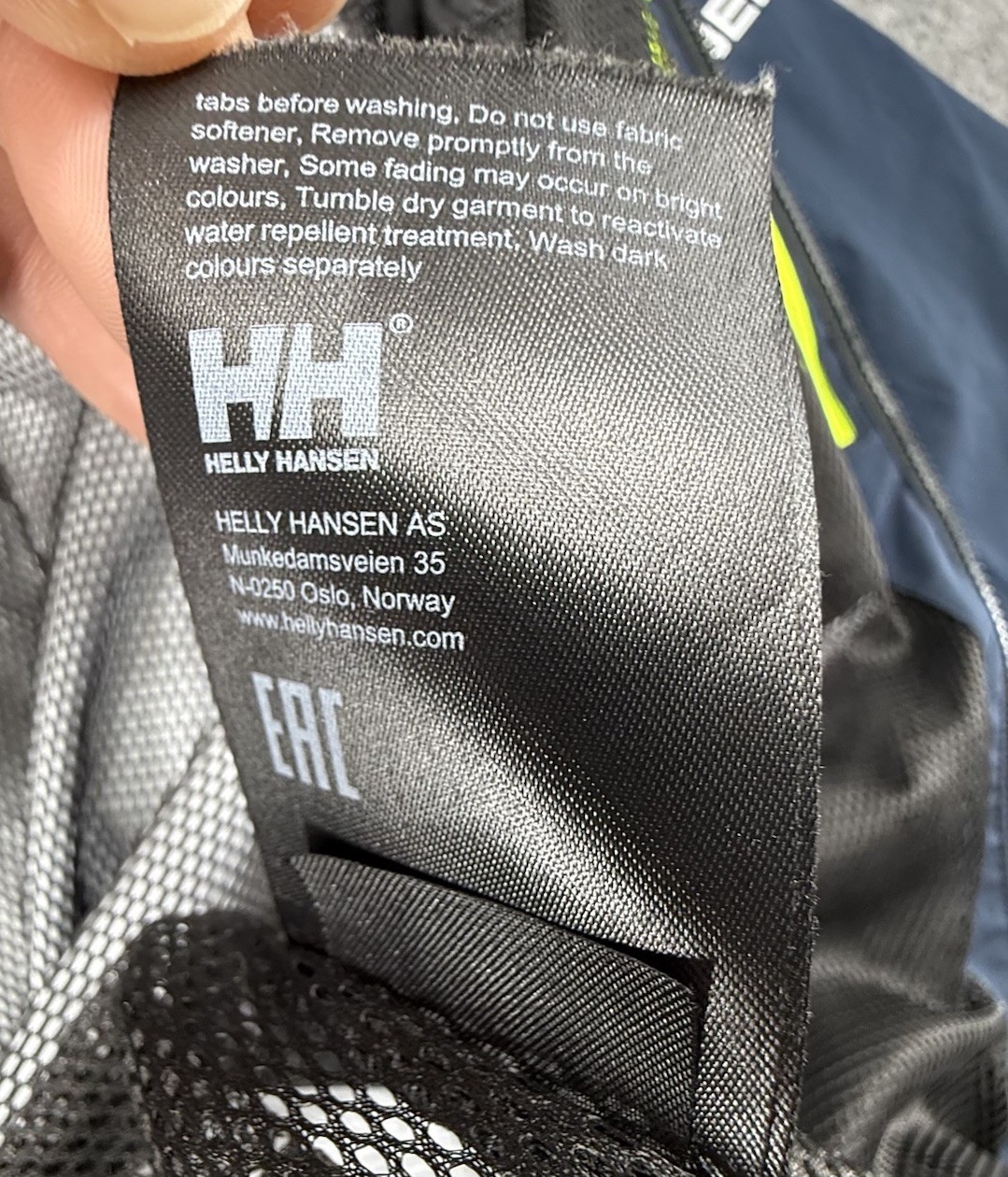 Helly Hansen Crew Lightweight Custom Jacket Mens … - image 2